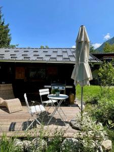 Zahrada ubytování Les Chalets du Glacier - Mazot des Glaces - Chamonix