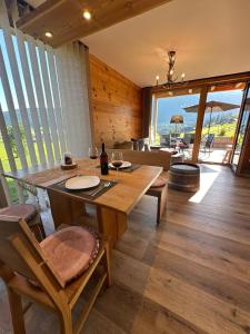 Zona d'estar a Chalet Traumblick