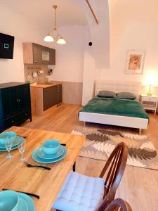 Dapur atau dapur kecil di Apartments Romantic and Family Room Zemlinski