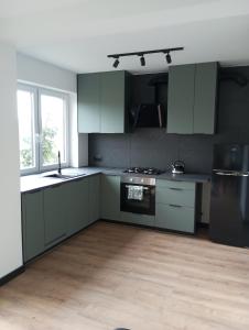 Una cocina o kitchenette en Cracow house under walnut tree