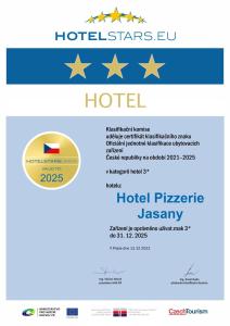 une conception de site web pour un hôtel dans l'établissement Hotel & Restaurace Pizzerie Jasany, à Znojmo