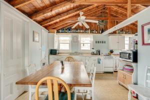 A kitchen or kitchenette at Rockport Cottage with Patio - Steps to Beach!