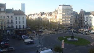 Una vista general de Bruselas o una vista desde la ciudad tomada desde el hotel