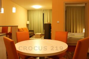 Apartmán Štrbské Pleso - Crocus 219 tesisinde bir oturma alanı