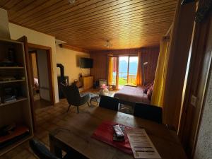 Krevet ili kreveti u jedinici u okviru objekta Chalet Le Petit Foyer