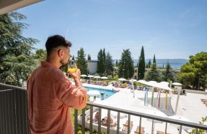 Bluesun Holiday Village Bonaca - Full Board Plus tesisinde bir balkon veya teras