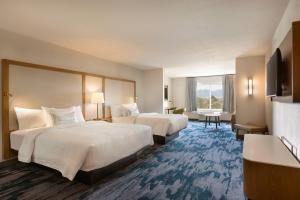 Postelja oz. postelje v sobi nastanitve Fairfield Inn & Suites by Marriott Boulder Longmont