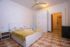 - une chambre avec un lit et une télévision dans l'établissement Luxor View Hostel, à Louxor