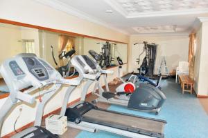 Fitnes oz. oprema za telovadbo v nastanitvi Onyx Hotel and Apartments