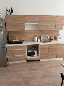 Dapur atau dapur kecil di Apartmán RUŽA