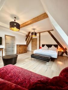 Hotel Villa Vie Cochem 객실 침대