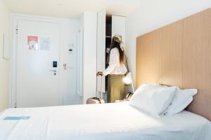 Llit o llits en una habitació de Stay Hotel Lisboa Centro Chiado