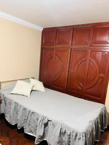 Giường trong phòng chung tại Hostel Buen descanso