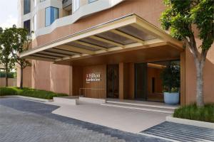 The facade or entrance of Hilton Garden Inn Rayong