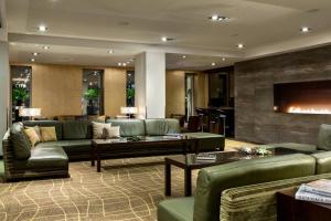 Khu vực ghế ngồi tại Amsterdam Marriott Hotel