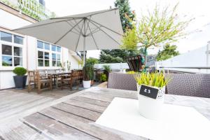 Un balcón o terraza en Landgasthof Reith Künzell - Fulda