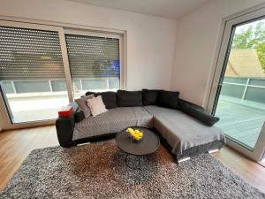 אזור ישיבה ב-Modernes City-Apartment - Top-Lage in Nürnberg