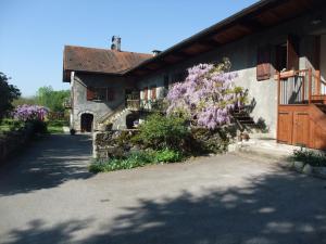 A garden outside Le Domaine du Grand Cellier Chambres d'hôtes en Savoie