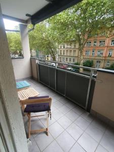 Μπαλκόνι ή βεράντα στο Gemütliche 3-Zimmer-Wohnung mit TG-Stellplatz - Top-Lage in Karlsruhe