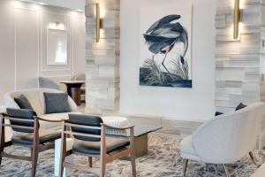 พื้นที่นั่งเล่นของ Homewood Suites by Hilton Toronto-Markham