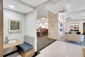 พื้นที่นั่งเล่นของ Homewood Suites by Hilton Toronto-Markham