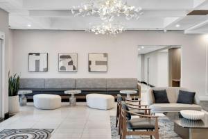 พื้นที่นั่งเล่นของ Homewood Suites by Hilton Toronto-Markham