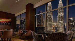 A seating area at Traders Hotel, Kuala Lumpur