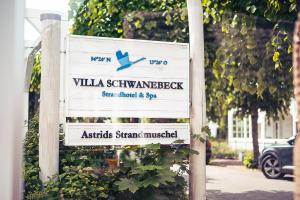 Sertifikāts, apbalvojums, norāde vai cits dokuments, kas ir izstādīts apskatei naktsmītnē Hotel Villa Schwanebeck