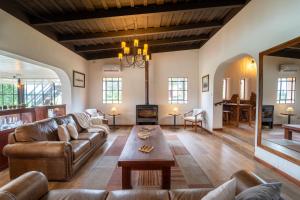 A seating area at Finca del Sacramento