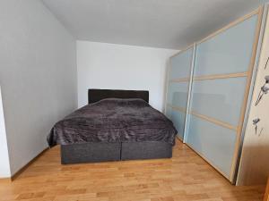 Katil atau katil-katil dalam bilik di Gemütliches Apartment nahe dem Stadtzentrum