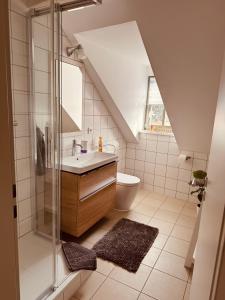 Kupaonica u objektu Apartment Altstadt Freiberg