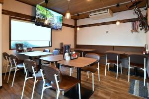 Un lugar para sentarse en Business Hotel BL Kuwana