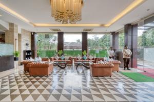 Hotel Grand Visava Lonavala休息區