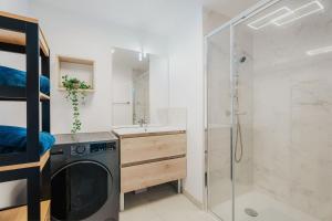 Kupaonica u objektu Appartement saint malo