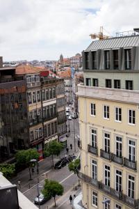 Vista general de Oporto o vista desde la casa de huéspedes