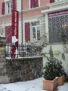 Hôtel du Marché durante el invierno