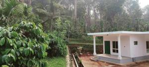 a small house in the middle of a forest at Malnad Bliss in Sringeri