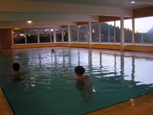 A piscina localizada em Kulmhof ou nos arredores