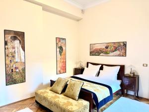 Cama ou camas em um quarto em Premium Timisoara