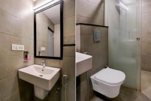 Kamar mandi di Super Townhouse Akota Vadodara