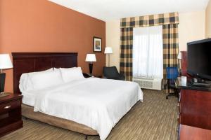 Телевизор и/или развлекательный центр в Holiday Inn Express & Suites by IHG Chambersburg, an IHG Hotel