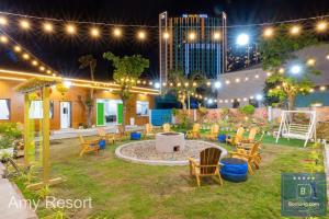 Vrt ispred objekta Amy Resort Pool Party - Đi Bộ Ra Biển - Thích Hợp Tổ Chức Tiệc Team Building