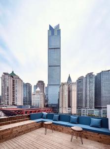 O zonă de relaxare la Walling Hotel - Chongqing Jiefangbei Hongyadong