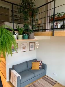 Зона вітальні в Vilnius Cozy Loft