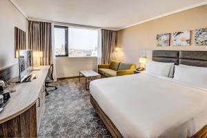 Krevet ili kreveti u jedinici u okviru objekta Hilton Garden Inn Wiener Neustadt