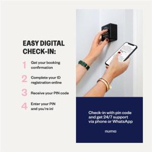 a flyer for an easy digital check in at Numa Venice Palazzo Orseolo in Venice