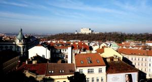 Vista general de Praga o vistes de la ciutat des de l'apartament