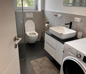 Kamar mandi di Luxus Apartment zum Wohlfühlen