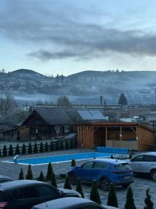 Vista general d'una muntanya o vistes d'una muntanya des de l'hostal o pensió