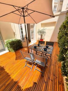 Balkon oz. terasa v nastanitvi Elegant Central Flat with Private Terrace in Nice